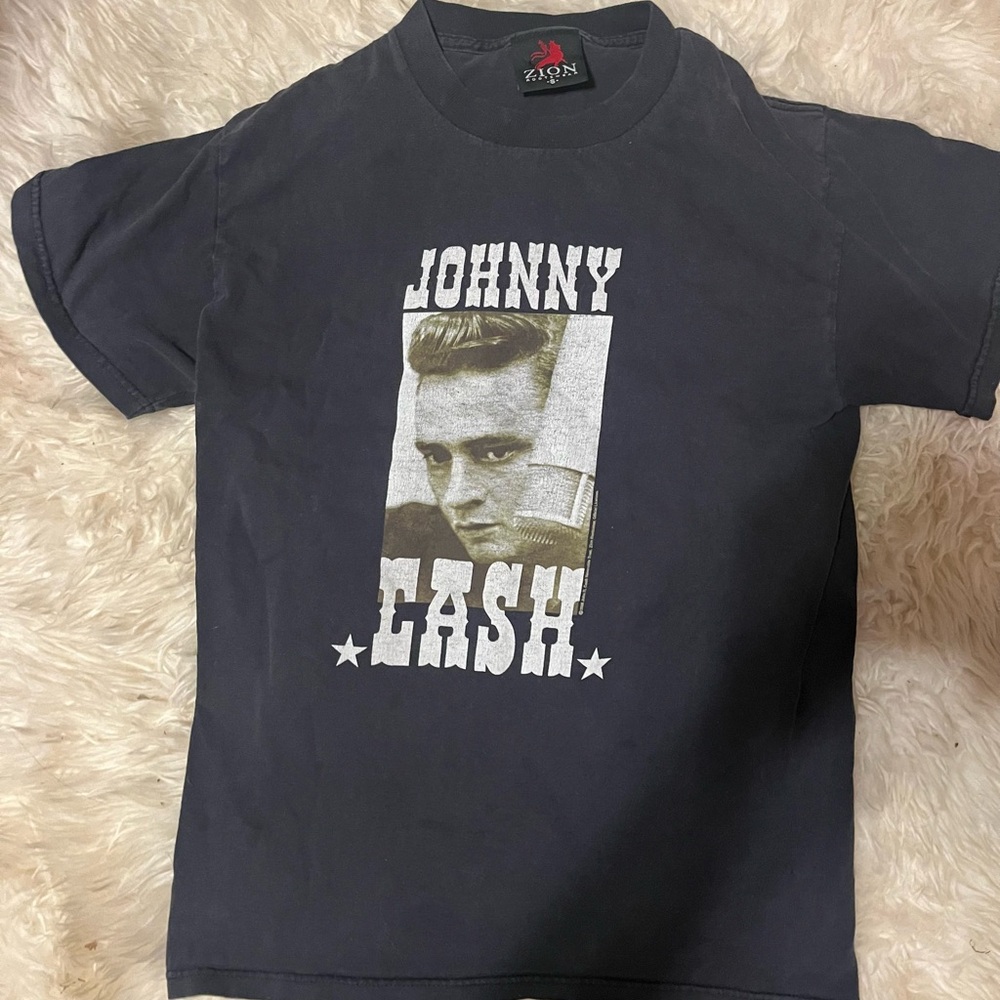Zion Rootswear Black Johnny Cash Graphic Tee